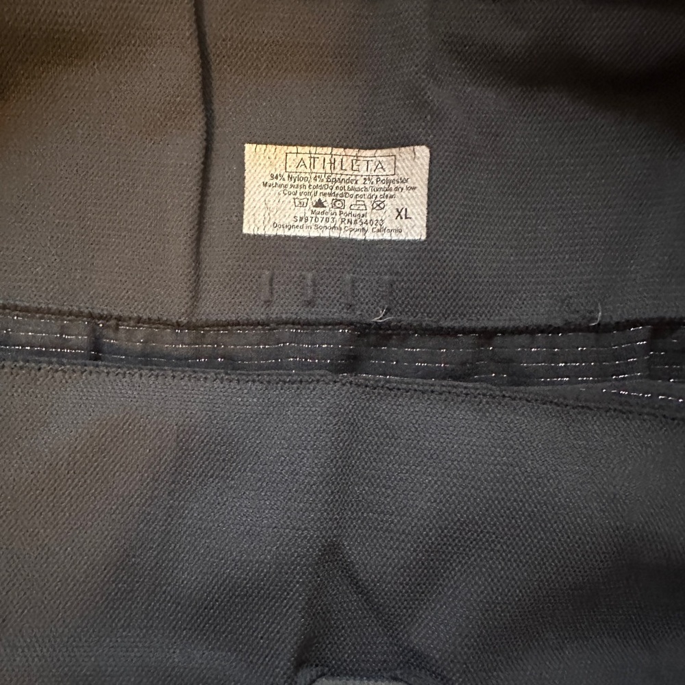 Athleta Women Gray Shimmer Leggings High Rise Athletic Yoga Pants - Picture 6 of 6